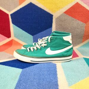 Nike Court Legacy Canvas Mid Green Shoes Size 11.5 Men’s